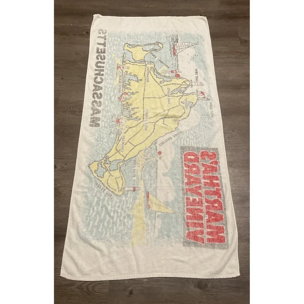 Vintage Martha's Vineyard Beach Towel